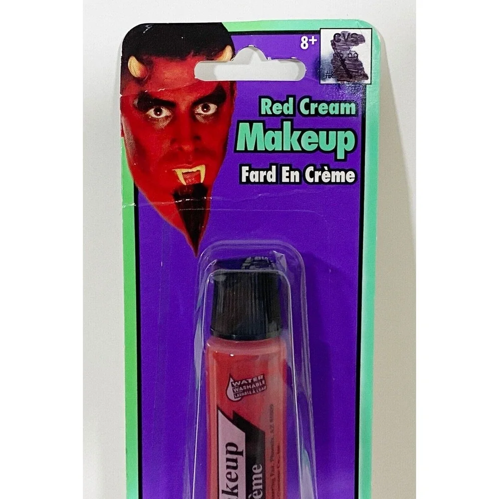 RUBIES RED CREAM Halloween‎ Party Costume Makeup. .07oz. BRAND NEW SEALED